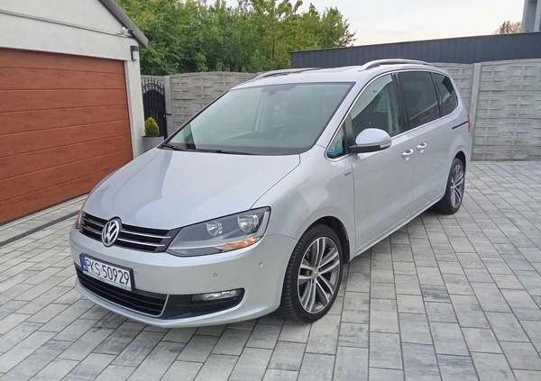 Volkswagen Sharan cena 37999 przebieg: 281000, rok produkcji 2013 z Śmigiel małe 46